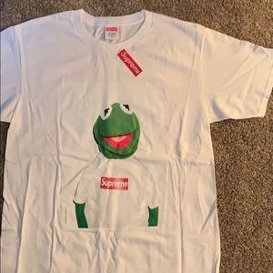 Supreme Kermit the frog tee shirt box logo bogo